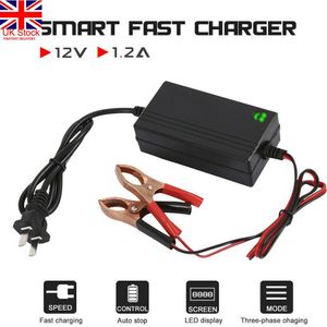 Car Battery Charger 12 V Portable Auto Trickle Beheerder Boot Motorfiets RV sw