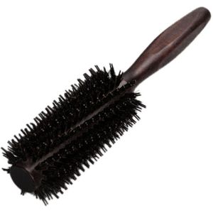 6 Soorten Rechte Twill Haar Kam Natuurlijke Varkenshaar Rollen Borstel Ronde Vat Blazen Curling Diy Kappers Styling Tool