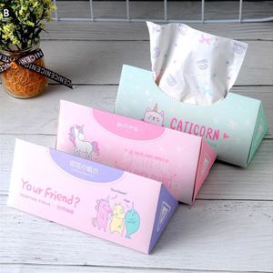 BXLYY Eenhoorn Wegwerp Papieren Handdoek Afdrukken Drie-layer Papier Verjaardag Bruiloft Decoratie Baby Shower Party Supplies.7z