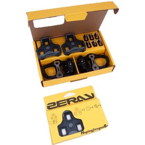 Zeray ZP-110 30% Carbon Racefiets Pedalen Met 0 Graden Schoenplaten Zelfsluitende Onderhoudsvrij Lagers Fiets accessoires