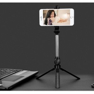 Stijl XT10 Statief Selfie Stok Mobiele Telefoon Horizontale En Verticale Shoot Douyin Selfie Stok Mini Bluetooth Selfie Stok