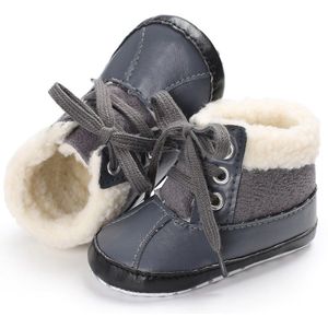 Rusland Winter Warm Baby Laarzen PU Leer Waterdicht Zachte Bodem Baby Laarzen Anti-slip Lace-up Baby Sneeuw laarzen Mode Sneakers