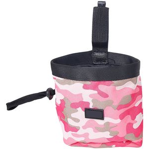 Draagbare Dog Training Treat Zakken Huisdier Oxford Camouflage Outdoor Training Pouch Taille Terug Voedsel Zak Honden Snack Bag Pack