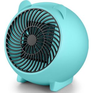 500W Mini Air Heater Fan Draagbare Huishoudelijke Elektrische Kachel Desktop Verwarming Warme Lucht Fan Home Office Badkamer Warmer Fan