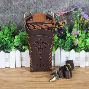Pu Leer Haar Schaar Zak Clips Kam Case Kappers Kapper Haar Schaar Holster Pouch Holder Tool Salon Taille Verpakking Riem tas