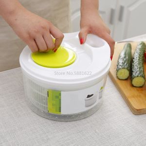 Salade Spinner Sla Greens Wasmachine Droger Drain Scherper Zeef Voor Wassen Drogen Bladgroenten Keuken Accessoires