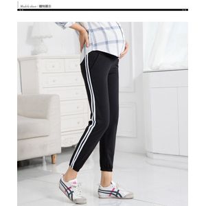 Moederschap Kleding Zwangerschap Zomer broek Elastische Buik Ondersteuning Band Skinny Verstelbare Zwangere Leggins voor Vrouwen