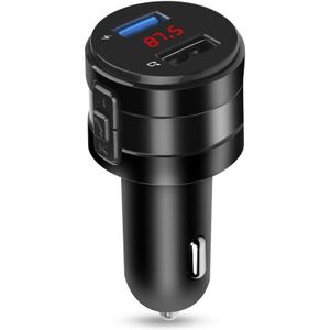 Fm-zender Bluetooth 5.0 Car Handsfree Call Kit Geschikt Voor Auto MP3 Spelers Met 3.4A Usb Auto Snel opladen Accessoires