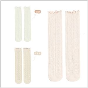 3Pairs Pack Baby Over-De-Knie Lange Buis Mesh Baby Anti-Muggen Sokken Zomer Dunne ademend Mid-Buis Sokken