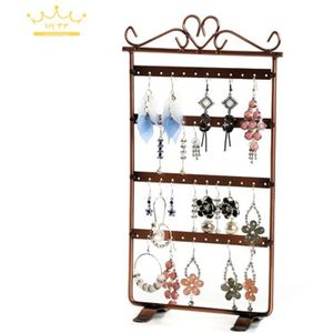 48 Gaten Metalen Gemonteerd Oorbel Ketting En Armband Display Stand Metalen Sieraden Opslag Stand Oorbel Houder