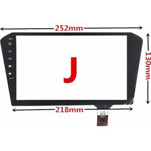 Voor Auto Dvd Gps Navigatie Centrale Controle Multimedia Capacitieve Digitizer Touch Screen Panel Glas