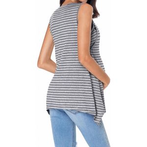 sexy summer women&#39;s pregnant women striped breastfeeding breastfeeding shirt sleeveless comfortable T-shirt vest