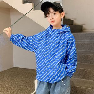 Jongens Jas Lente Jas Hooded Windbreaker Voor Tiener Jongens Bovenkleding Kinderen Jassen Kids School Kleding Streetwear Sportkleding