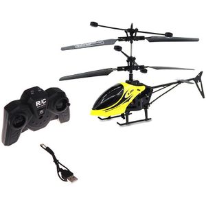 Officiële W25 Rc Helicopter 2 Ch 2 Kanaals Mini Rc Drone Met Gyro Crash Bestendig Rc Speelgoed Voor Jongen Kinderen Rood Geel