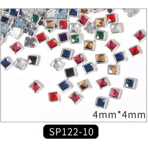100Pcs Zirkoon Glans Charm Manicure Rhinestone 3D Luxe Lichtmetalen Sieraden Accessoires Diy Nail Art Decoratie Deel 2022