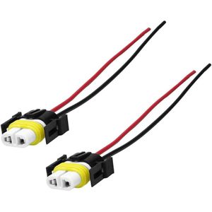 Jgaut 2 Stuks H1 H7 H13 H8 H9 H11 9007 Led Kabelboom H11 Connector Van Dagrijverlichting Fog licht Koplamp