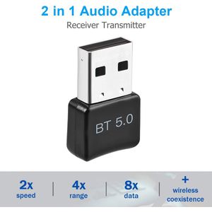 Bluetooth Adapters Ontvanger Zenders Kantoor Zorgzame Dongle Draadloze Muziek Usb Computer Benodigdheden Voor Pc Speaker