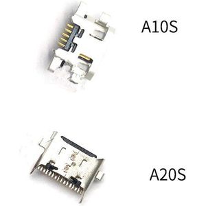 100Pcs Voor Samsung Galaxy A10S A107 A20S A207 A30S A307 Usb-poort Opladen Dock Socket Plug Lader Connector