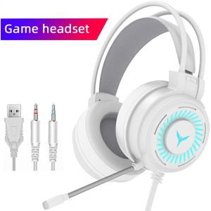 7.1 Stereo Led Gaming Headset Virtual Surround Bass Gaming Oortelefoon Hoofdtelefoon Met Microfoon Led Licht Voor Computer Pc Gamer