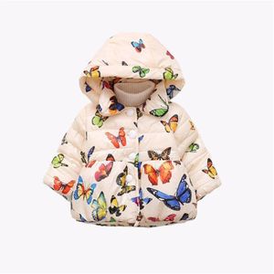 Baby Meisje Jassen Baby Jas Sneeuw Dragen Kleding Meisjes Peuter Baby Baby Bovenkleding Babys Jassen Hooded Kids Winter Jassen