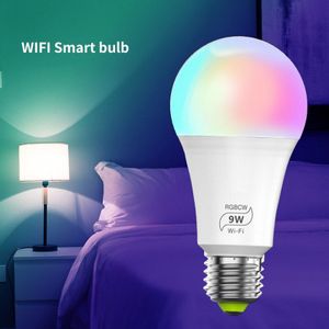 Led Wifi Smart Lamp 9W Rgb Dimbare Spaarlampen Keuken Binnenverlichting E26 E27 B22 Waterdichte Lampen Licht foto Lamp