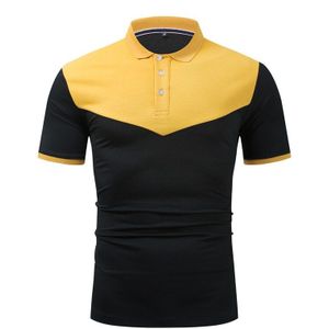 Zomer Korte Mouwen Casual Mannen Polo Shirt Tops 100% Katoen Effen Kleur Slanke Mannelijke Polo shirts Big Size 597