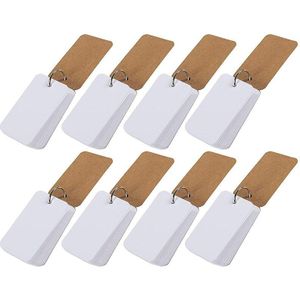 Flash Kaarten Met Bindmiddel Ringen, 8-Pack 400 Stuk Studie Kaarten, Mini Index Kaarten, note Kaarten, Memo Scratch Pads,Perfect Voor Taal