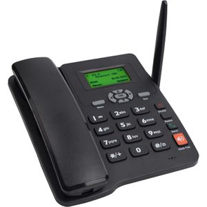 Draadloze Telefoon Desktop Telefoon Ondersteuning Gsm 850/900/1800/1900Mhz Dual Sim-kaart 2G Vaste draadloze Telefoon Met Antenne Radio