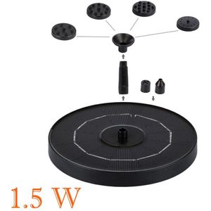 Zonne-energie Fontein Vijver Zwembad Patio Decoratieve Water Sprinkler Met 4 Nozzles