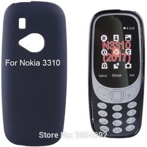 Voor Nokia 3310 Case Ultra Dunne zwarte matte TPU Gel Skin Voor Nokia 3310 2.4-inch Dual SIM telefoon Beschermende Siliconen Cover