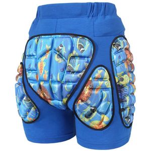 Kids 3D Hip Beschermende Korte Broek Butt Veiligheid Guard Broek Anti-Val Voor Skiën Schaatsen & T8