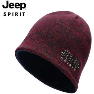 Jeephat 'S Warme Wollen Gebreide Muts Voor Herfst En Winter