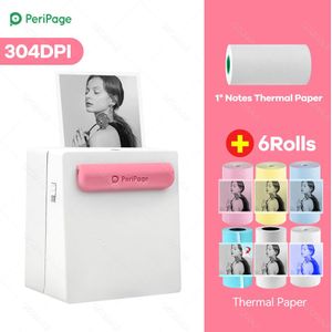 Peripage Mini Pocket Printer Draadloze Thermische Photo Printer Labels Android Iphone Kids A8 Navidad Regalos Impresora