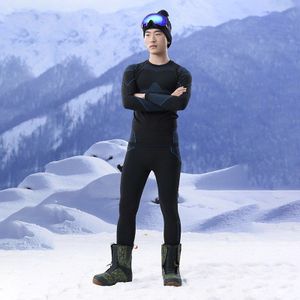 GSOU SNEEUW Ski Ondergoed Vrouwen Mannen Lange Onderbroek Skiën Pak Snel Droog Thermisch Ski Jas Broek Ademend Winter Outdoor jas