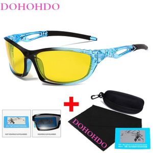 Dohohdo Anti Glare Night Vision Bril Voor Mannen Vrouwen Sport Gepolariseerde Zonnebril Klassieke Driving Goggle