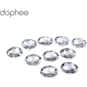 Dophee 16-30 MM Diamond Patroon Crystal Bekleding Nail Stud Sofa Bed Hoofdeinde Decor Decor Meubels Decoratie Nail knop