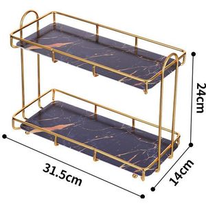 Multifunctionele Opslag Rack Badkamer Make Organizer Verwijderbare Desktop Opslag Plank Luxe Cosmeticsorganizer
