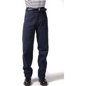 Mode Mannen Jeans Hip Hip Baggy Katoen Denim Broek Skateboard Harem Jeans Losse Rechte Broek Blauw Plus Size 30 -46
