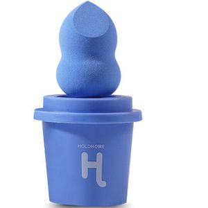 Blue Beauty Egg Set Gourd Water Puff Makeup Puff Set Colorful Cushion Cosmestic Sponge Egg Tool Wet and Dry Use Makeup