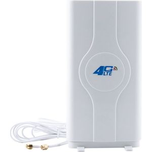 700 ~ 2600Mhz 88dbi 3G 4G Lte Antenne Mobiele Antenne Mannelijke Connector Booster Mimo Panel Antenne + 2 Meter (2x Sma-Male)