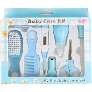 8 Stks/set Baby Thermometer Nagelknipper Schaar Grooming Kit Baby Care Tools