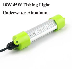 18W 45W Dc 12V IP68 Vissen Licht Onderwater Aluminium Squid Light Led Lokt Fishfinder Aantrekken Aas dompelpompen Zwembad Verlichting