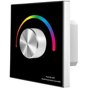 DC12-24V T1-K/T2-K/T3-K Rotary Touch Glas Panel Dim/Cct/Rgb Led Controller Voor Enkele Kleur/Kleur Temperatuur/Rgb Led Strip