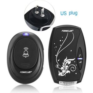 Waterdichte Draadloze Deurbel Met 36 Chimes Enkele Ontvanger Eu/Us Plug Plug-In Type Deurbel Draadloze Smart home Deurbellen