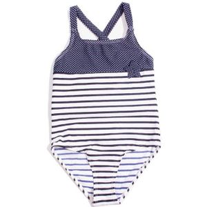 1-4 Jaar Patchwork Meisjes Badmode Gestreepte Kinderen Badmode Beachwear Kids Meisjes Een Stuk Badpak Monokini