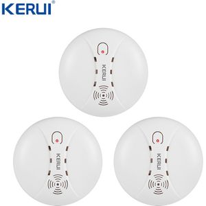 3Pcs Draadloze Smart Huis Gevoelige Optische Rookmelder Fire Sensor Draadloze Voor Gsm Wirelesssecurity Alarmsysteem