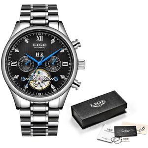 LUIK heren Horloges Top Brand Luxe Automatische Mechanische Luxe Tourbillon Horloge Voor Mannen Sport Horloge Heren Reloj Hombre