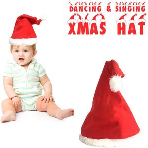 Dansen Kerst Hoed Zingen Kerst Hoed Grappige Speelgoed Kerst Decoratie Santa Hoed Xmas Voor Kinderen En Volwassenen