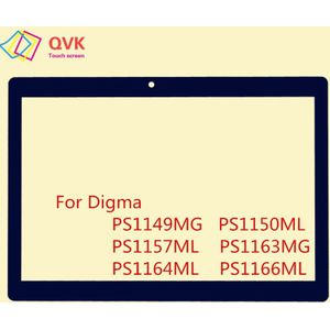 10.1 inch Zwart Voor Digma Plane 1537E 1538E 1541E 1550S 1551S 1553M Capacitieve touch screen panel reparatie vervangende onderdelen