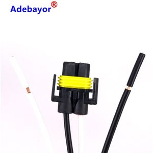 100 X Cable Cord Connector Plug H11 9005 9006 Kabelboom Power Licht Socket Lichten Lamp Houders Bedrading Adapter Lamp fog